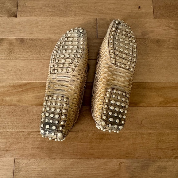 Tod’s Gommino Python Loafers Size 38 - Picture 3 of 4